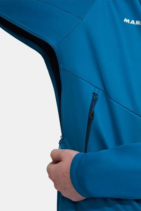Mammut Ultimate VII So Hooded Softshell Jas Petrol