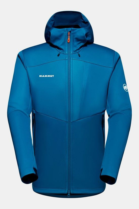 Mammut Ultimate VII So Hooded Softshell Jas Petrol