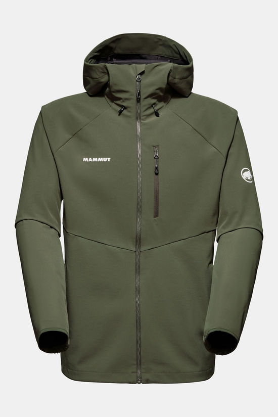 Mammut Ultimate Comfort SO Hood Softshell Jas dark khaki