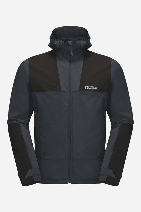 Jack Wolfskin Andur Jkt M Softshell Jas dark grey