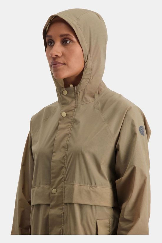 AGU Packable Rain Parka Urban Outdoor Unisex Lead Gray