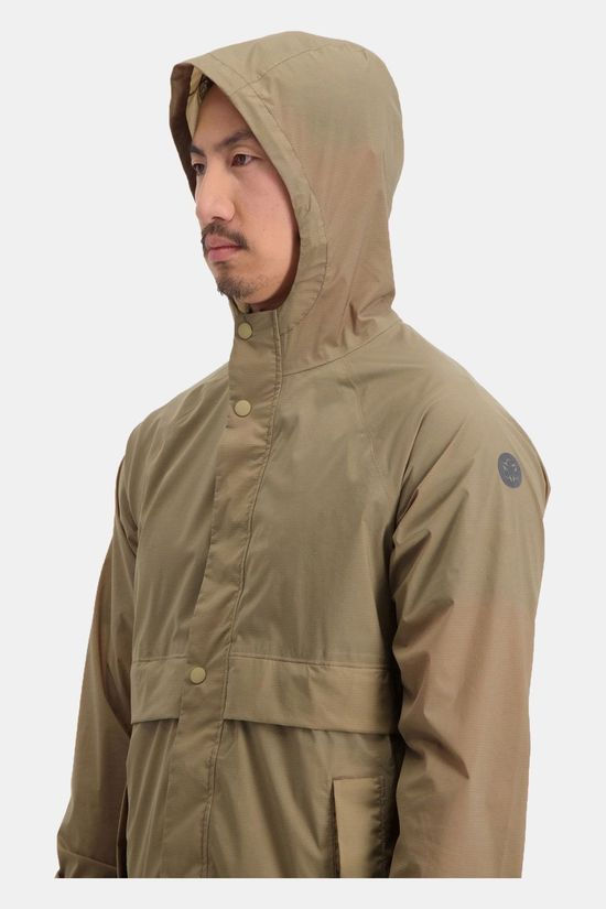 AGU Packable Rain Parka Urban Outdoor Unisex Lead Gray