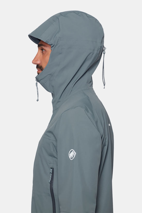 Mammut Alto Guide Hs Hooded Jacket Hardshell Jas mid grey