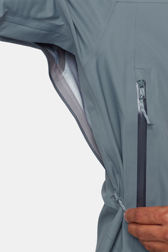 Mammut Alto Guide Hs Hooded Jacket Hardshell Jas mid grey
