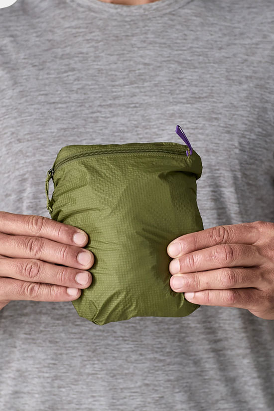 Patagonia Houdini Stash 1/2-Zip Windjas dark khaki