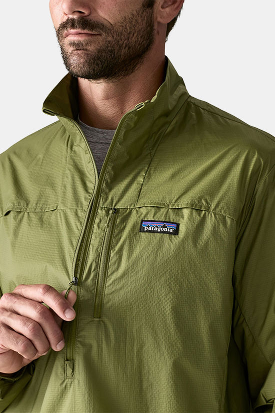 Patagonia Houdini Stash 1/2-Zip Windjas dark khaki
