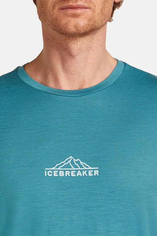 icebreaker Merino 150 TechLite Tee Road To Cook Top dark blue
