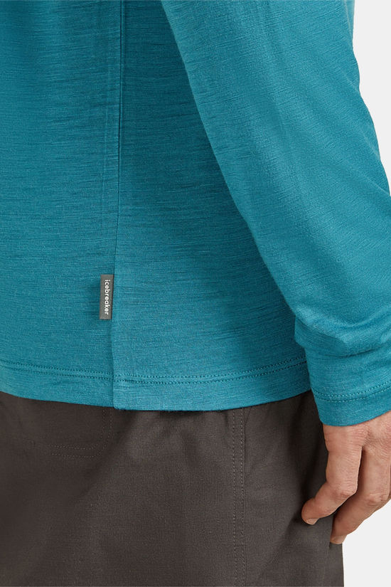 icebreaker Merino 150 TechLite Tee Road To Cook Top dark blue