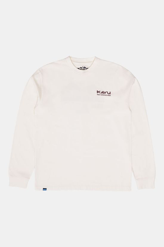 KAVU True Fade Longsleeve Heren off white