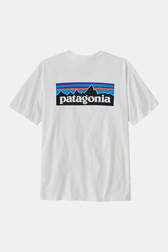 Patagonia M'S P6 Logo Responsibilitee T-Shirt White