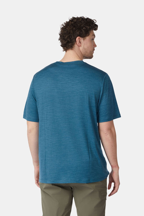 Ayacucho Red Rock Merino T-Shirt Petrol/Marle