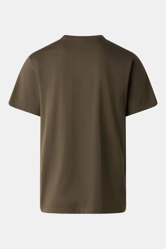 The North Face Evolution Simple Dome Regular T-Shirt Heren dark khaki