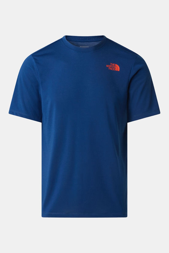 The North Face Bitmap Logo Graphic T-shirt dark blue