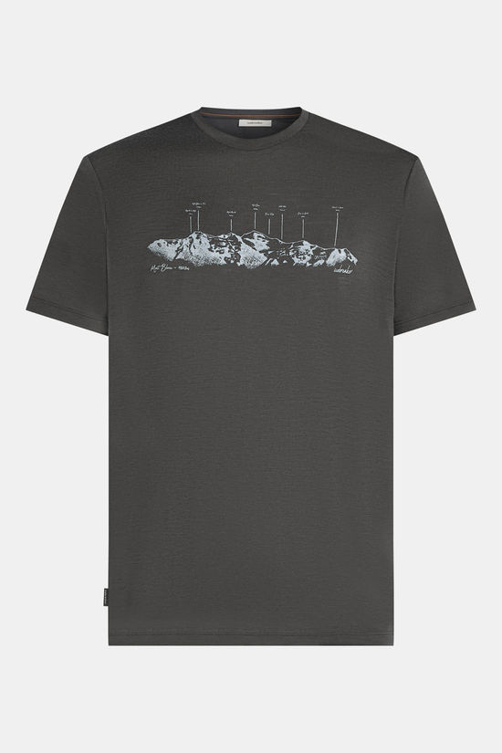 icebreaker Merino 150 Tech Lite Massif Tee dark grey
