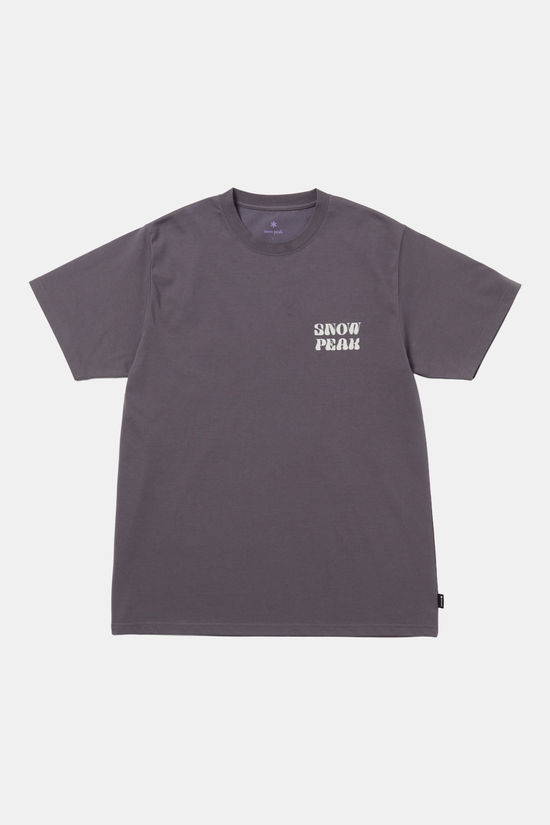 Snow Peak Camping Graphic T-Shirt mid grey