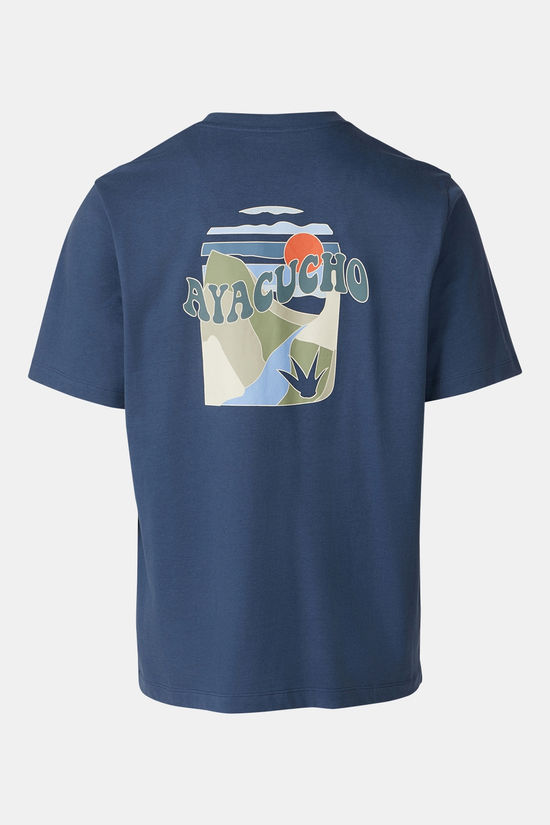 Ayacucho Wild Cat T-Shirt Navy Blue