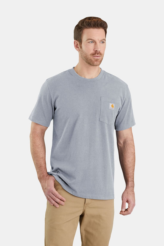 Carhartt Dearborn Relaxed Pocket T-shirt Heren light grey/mid grey