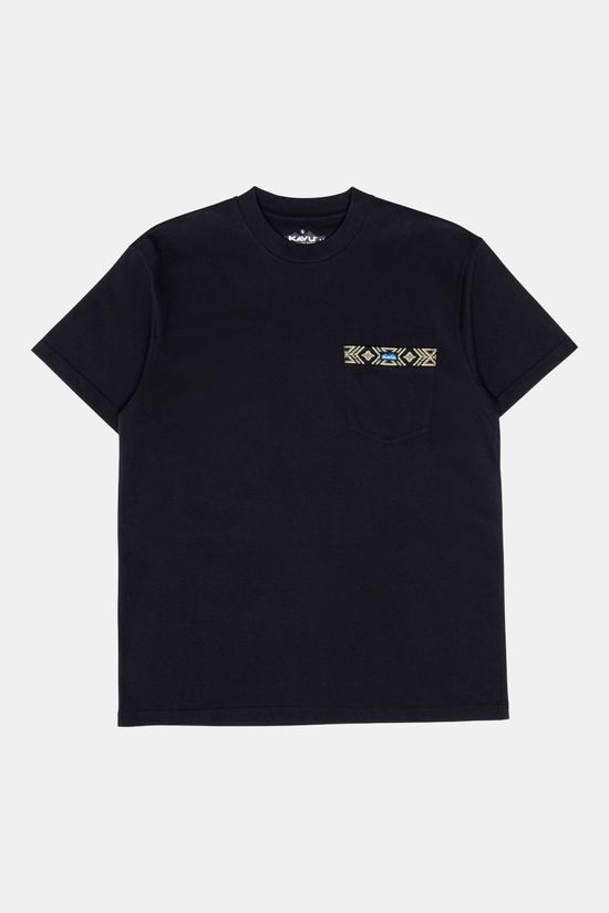 KAVU Pacific Pocket T-shirt Heren Zwart