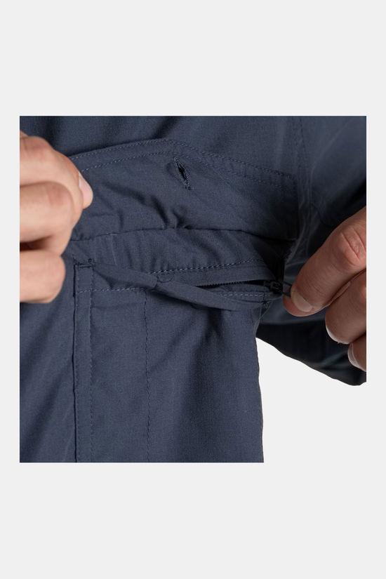Craghoppers Kiwi Long Sleeved Shirt mid blue