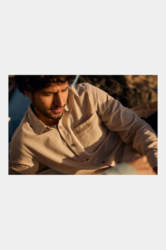 Sherpa Daha Longsleeve Top Sand Brown
