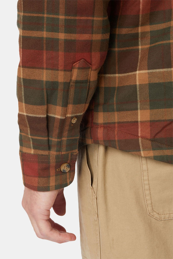 Ayacucho Angus Flannel Shirt Padded Overshirt Dark Yellow/Checks