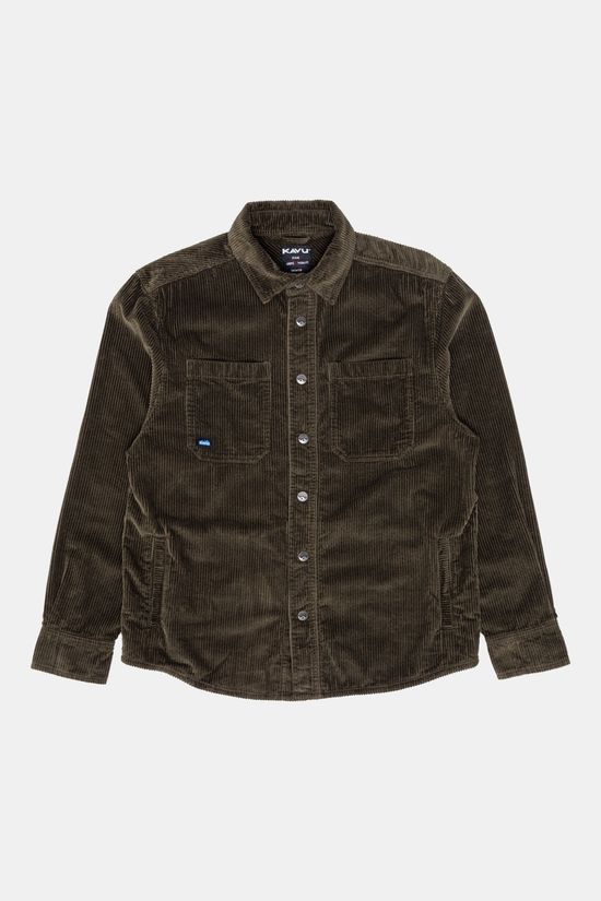 KAVU Viceroy Overhemd Heren dark khaki