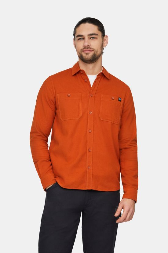Mammut Alvra Plain Longsleeve Shirt Heren rust