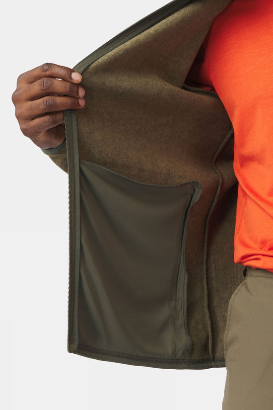 Ayacucho Drasland II Fleecevest Dark Khaki/Marle