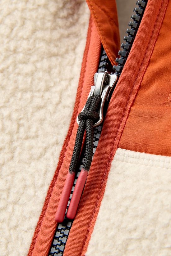 Passenger Offgrid Full Zip Fleecevest Heren Ecru