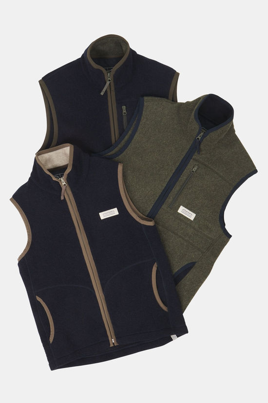 Buitenmens Woolfleece Vest dark green