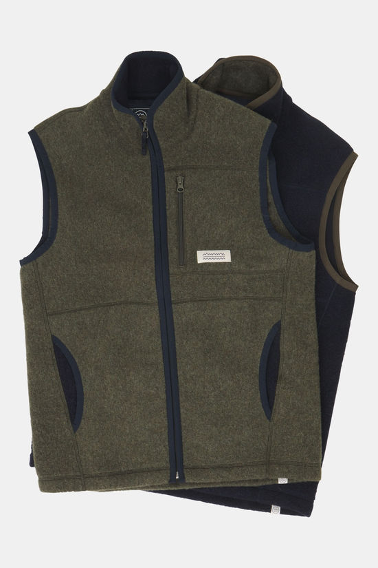 Buitenmens Woolfleece Vest dark green