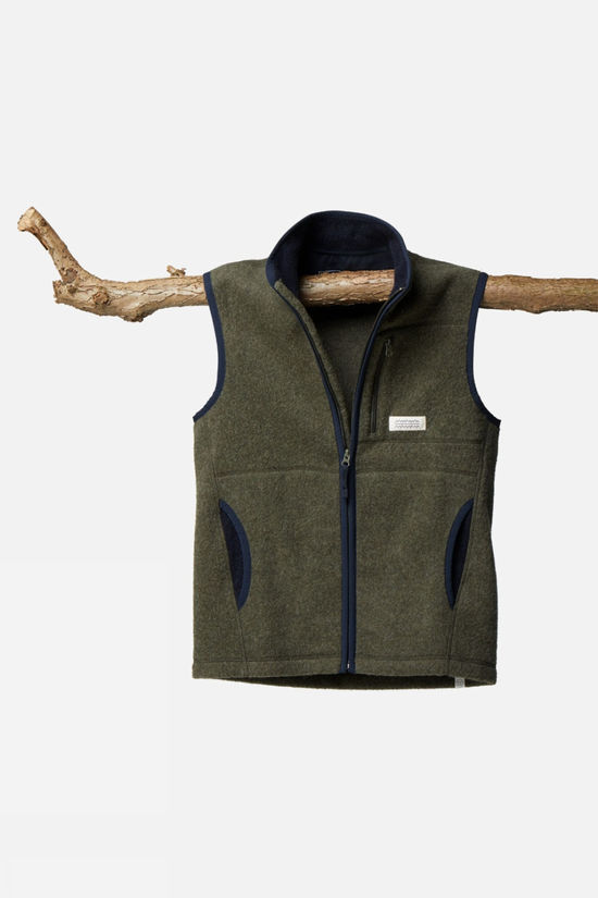 Buitenmens Woolfleece Vest dark green
