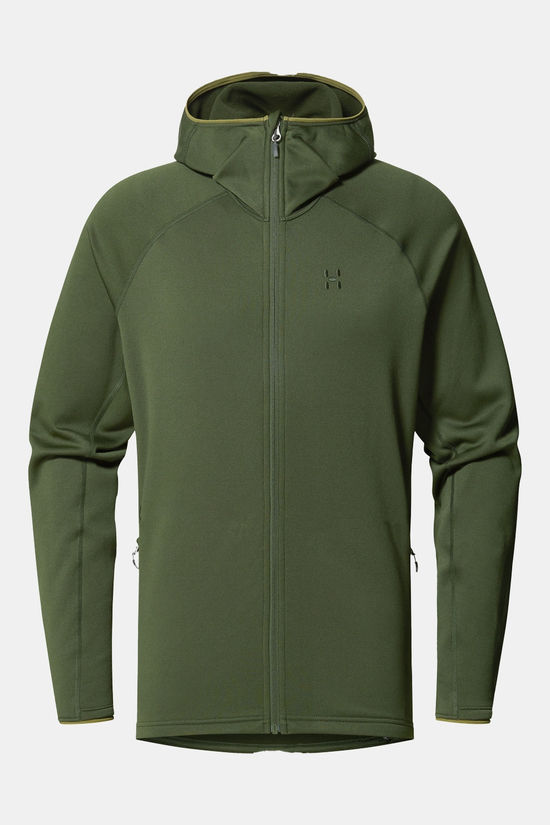 Haglöfs Magma Mid Hood Fleecevest dark khaki