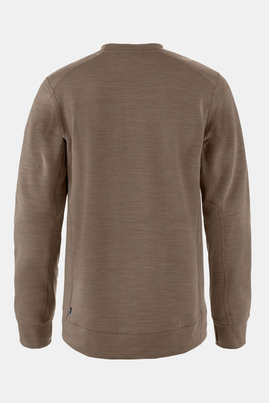 Fjällräven Keb Crew Neck Fleecetrui mid brown
