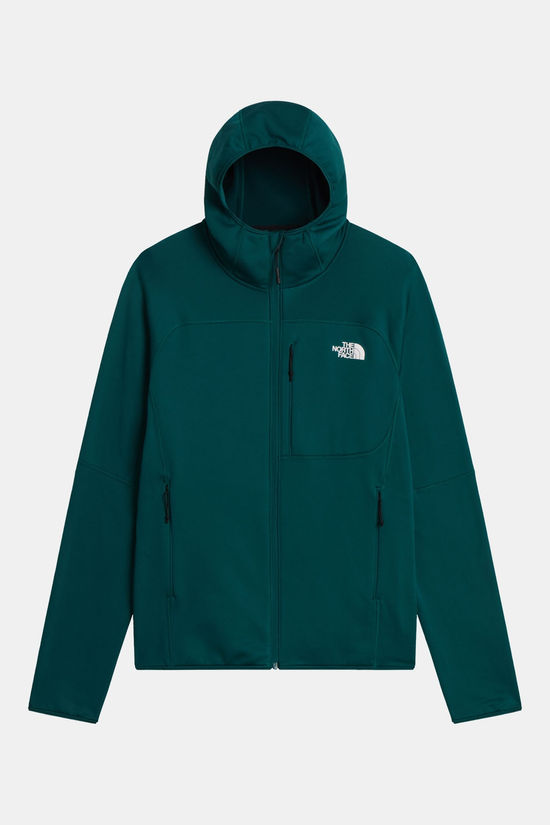 The North Face Polartec Powerstretch Meteora Hoodie Fleecevest Petrol