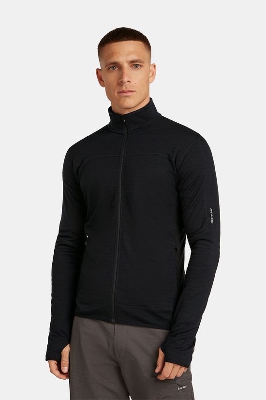 icebreaker 300 RealFleece Descender Fleecevest Zwart