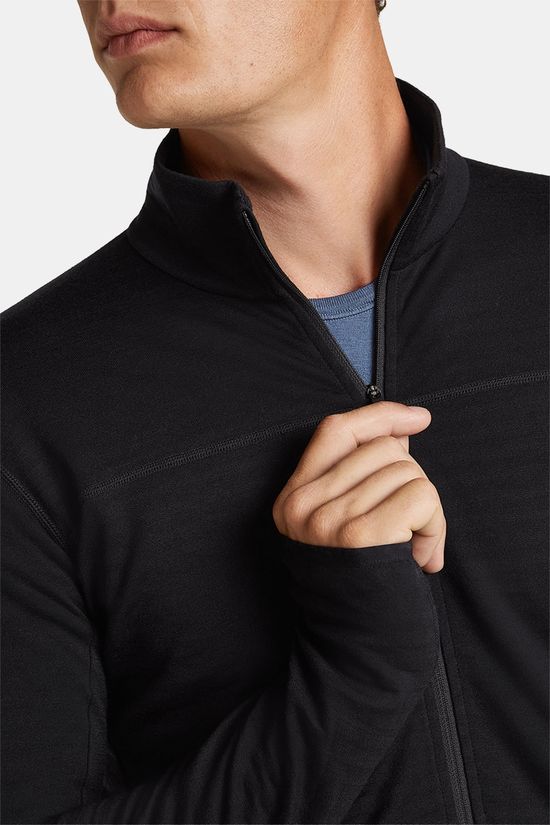 icebreaker 300 RealFleece Descender Fleecevest black