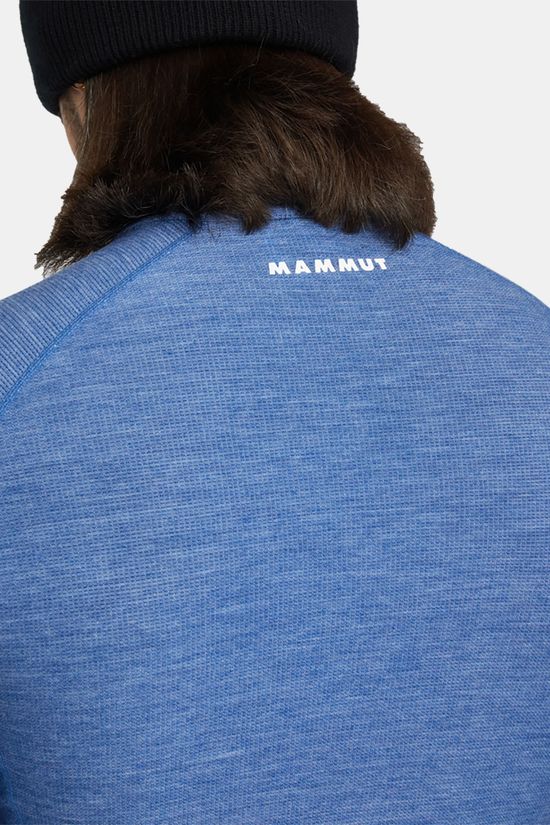 Mammut Tree Wool Thermal FL Half Zip Longsleeve Thermoshirt Heren Dark Blue/Marle