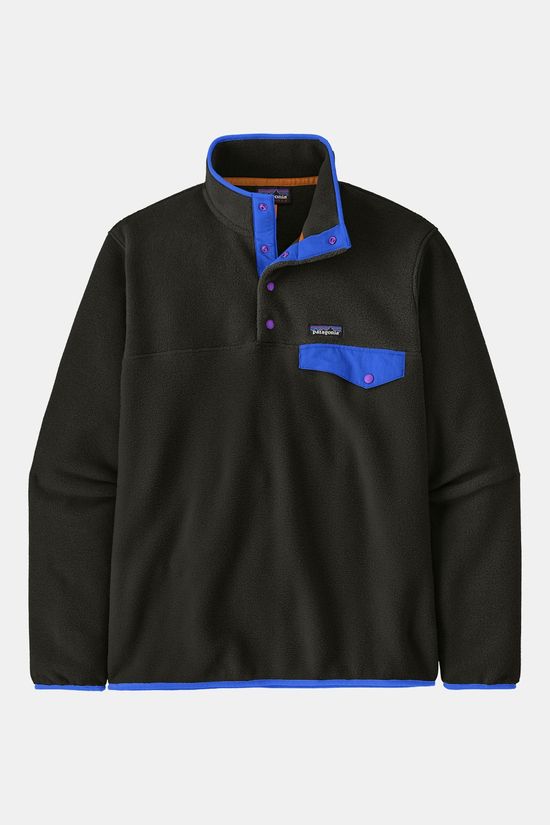 Patagonia Lightweight Synchilla Snap-T P/O Trui Zwart