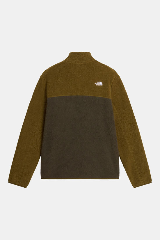 The North Face Yumiori 1/4 Zip Fleecetrui Heren Mid Green/Mustard