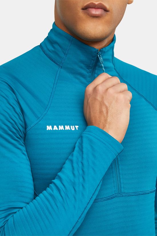 Mammut Taiss Ml Half Zip Pull Fleecetrui Petrol