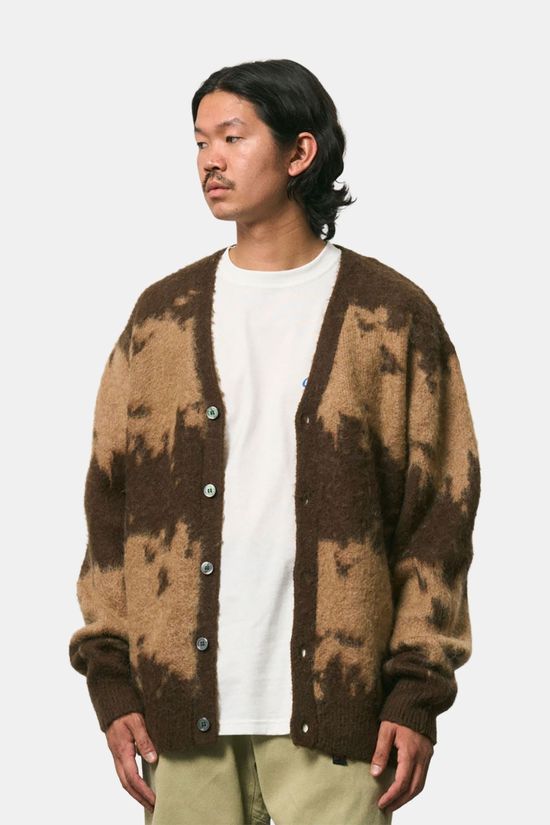 GRAMICCI Mohair Splatter Vest Bruin