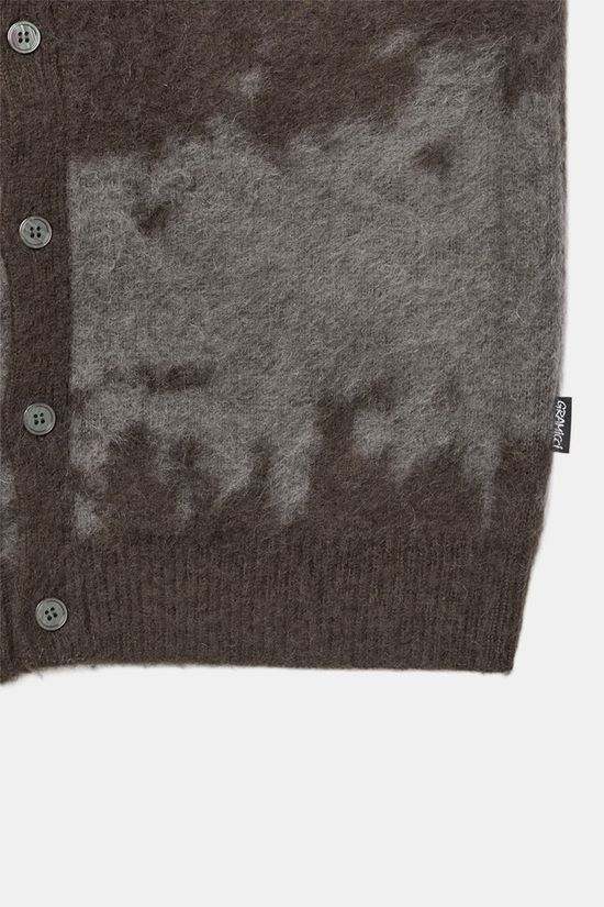 GRAMICCI Mohair Splatter Vest mid grey