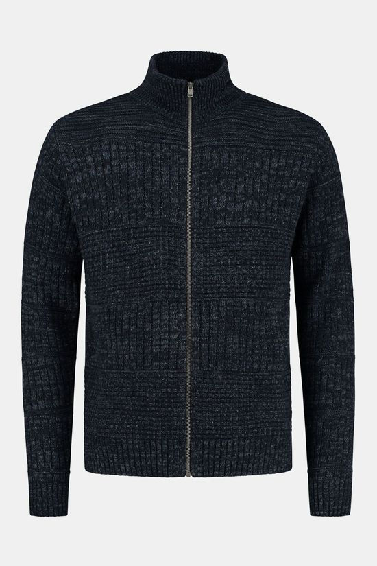 Blue Loop Originals Harlingen Full Zip Vest Navy Melange