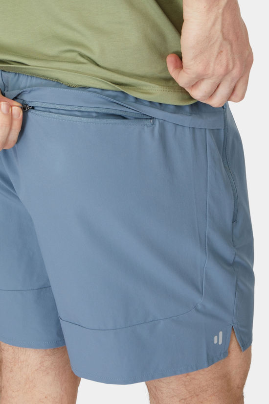 Ayacucho Mountain Performance Korte Broek mid blue/mid grey