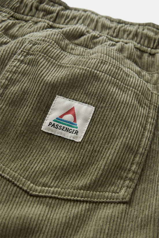Passenger Drifter Cord 2.0 Korte Broek Olive Green