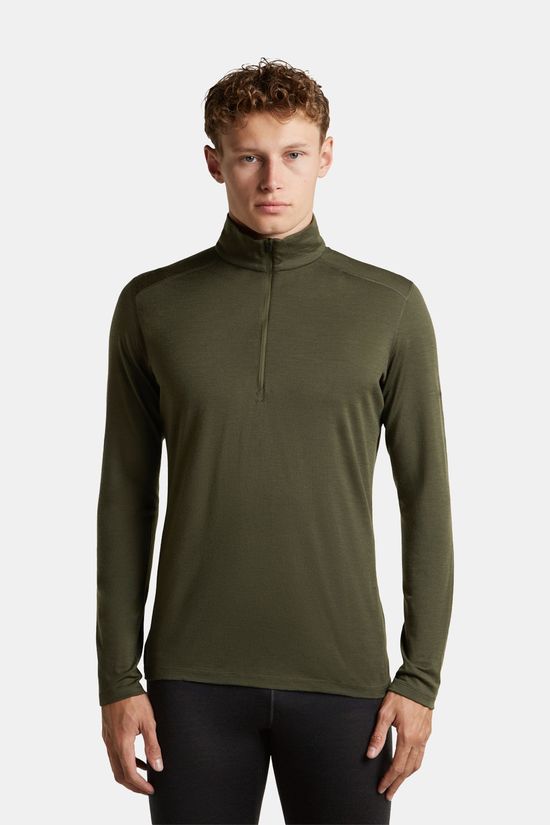 icebreaker 200 Oasis LS Half Zip Groen