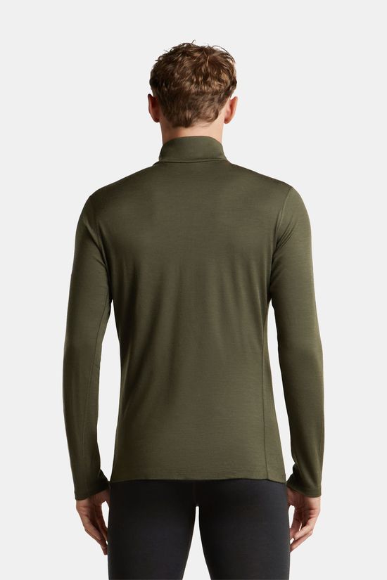 icebreaker 200 Oasis LS Half Zip dark khaki