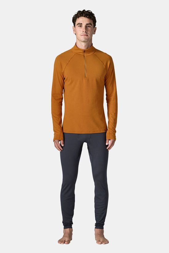 Patagonia Capilene Midweight Zip-Neck Thermoshirt mid brown