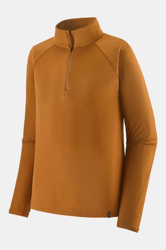 Patagonia Capilene Midweight Zip-Neck Thermoshirt mid brown